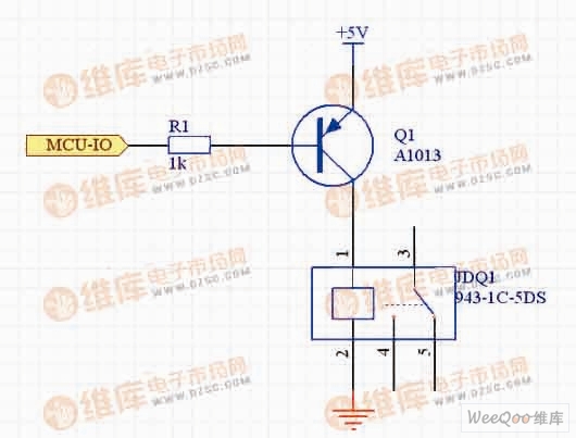 AT89C251 is set to low level drive circuit