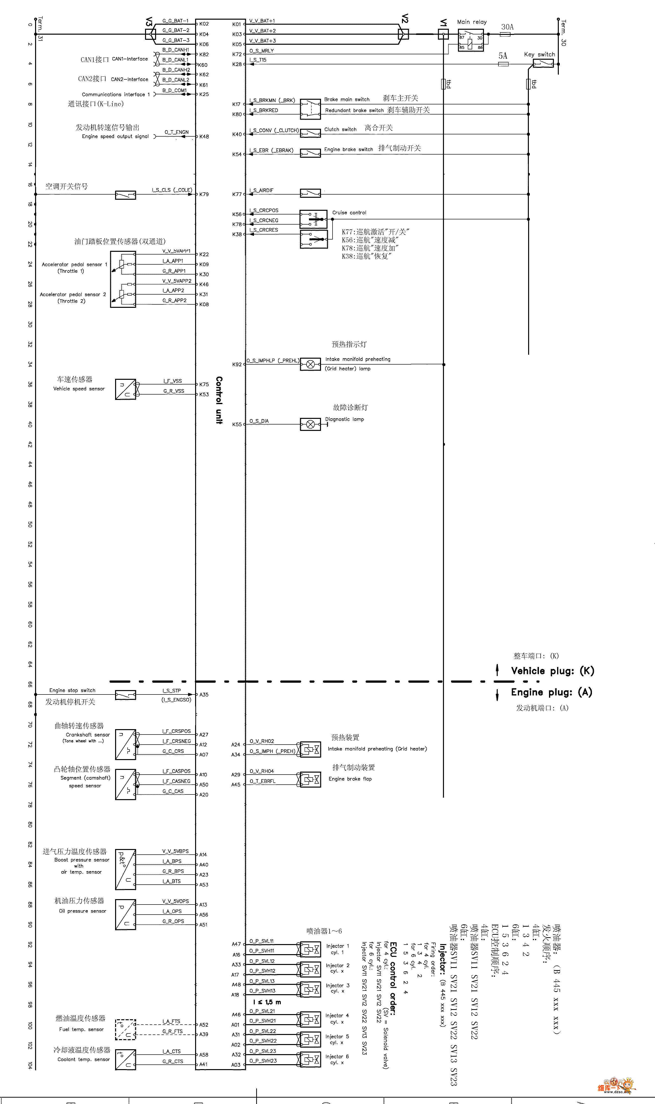 Deutz high pressure common rail engine wiring diagram