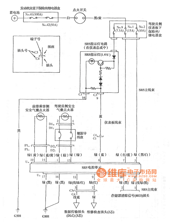 Accord airbag system circuit diagram