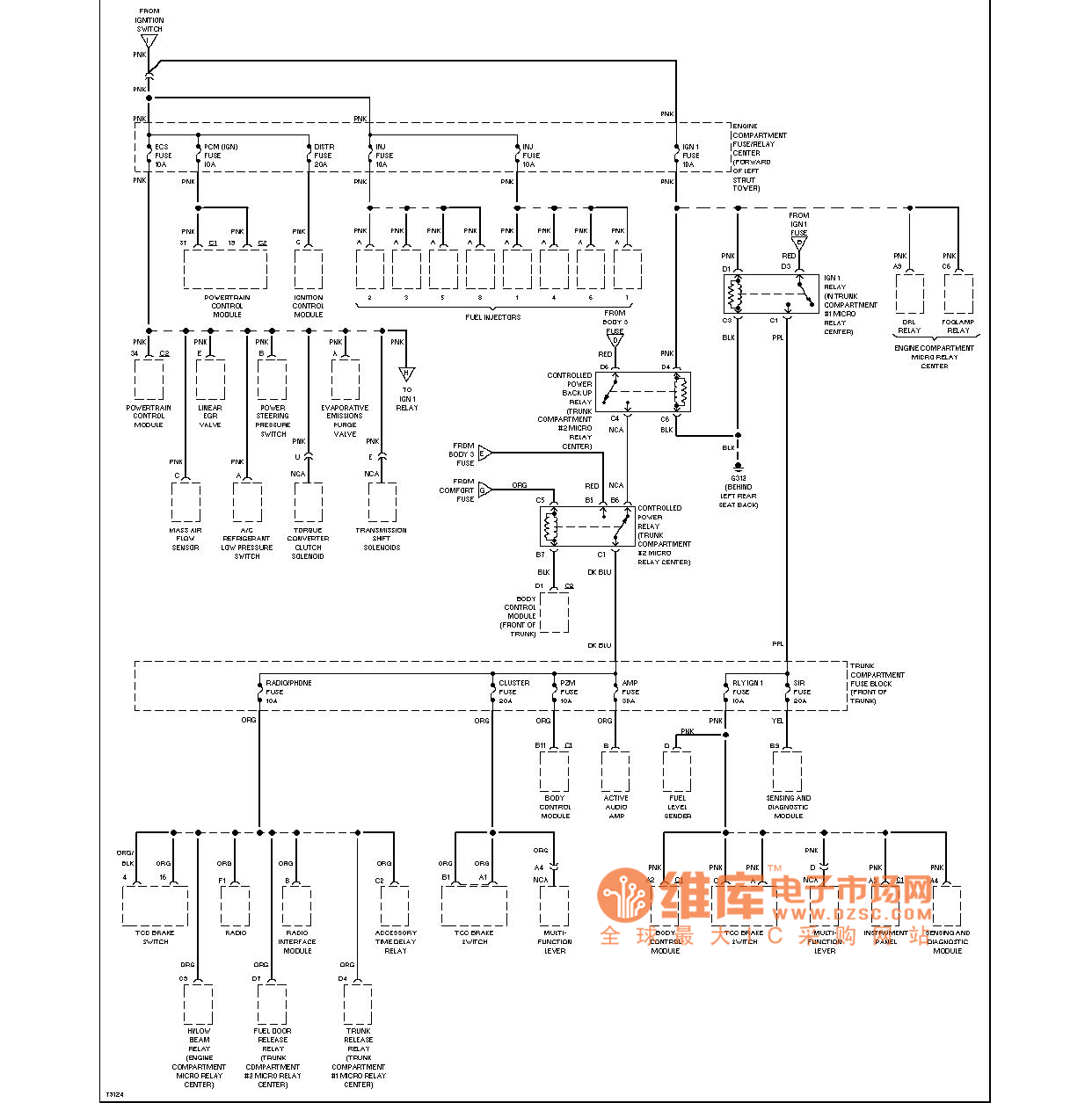Cadillac power circuit diagram 3