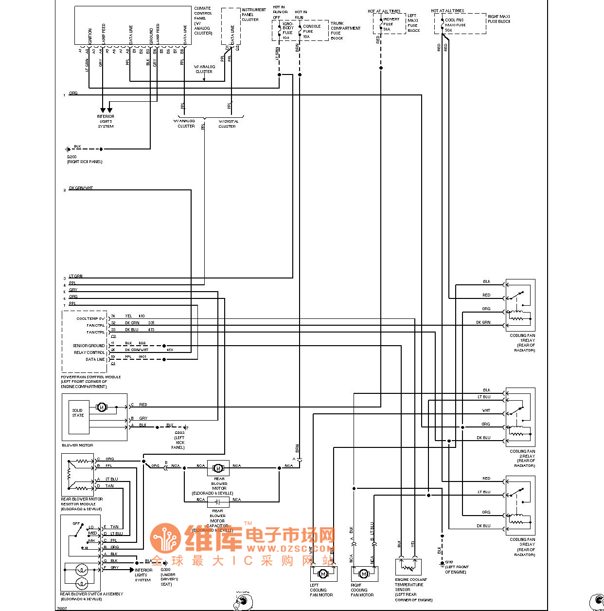 Cadillac air conditioning circuit diagram 2