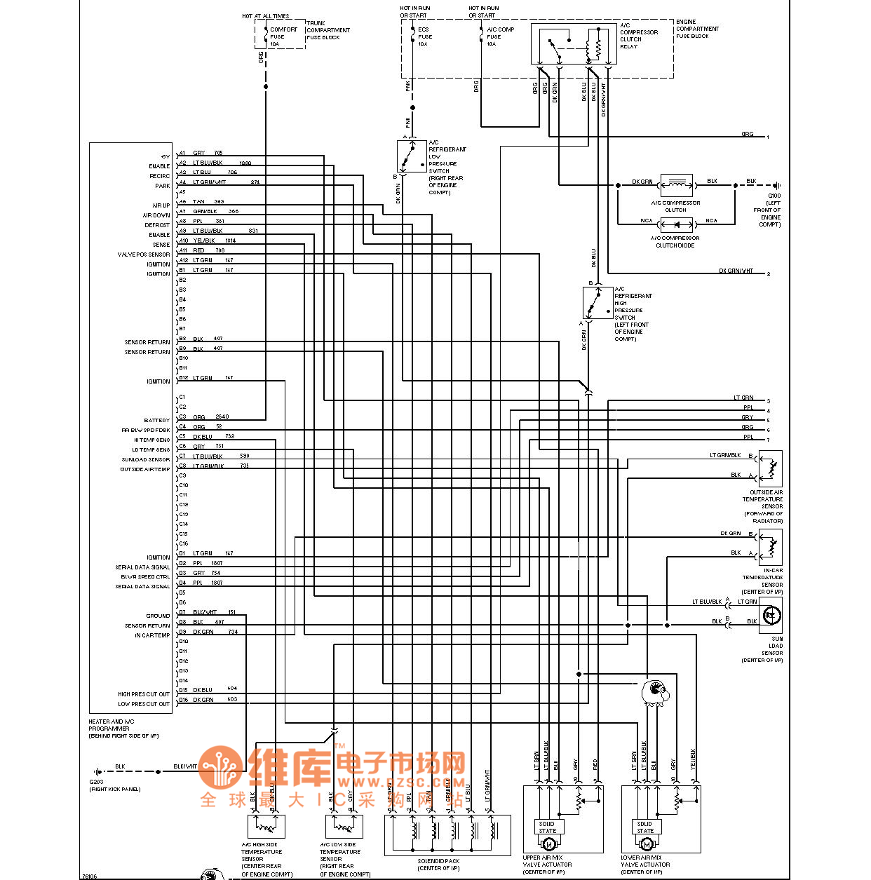 Kaidi Lake air conditioning circuit Figure 1