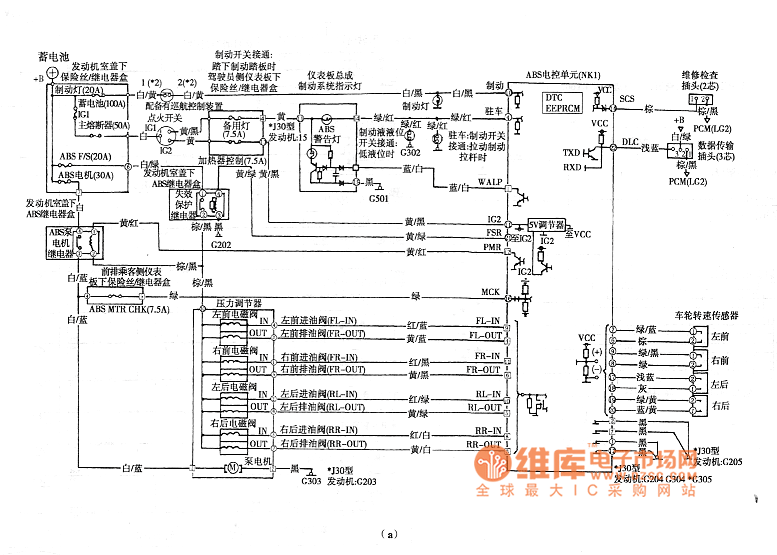 Accord ABS circuit diagram a