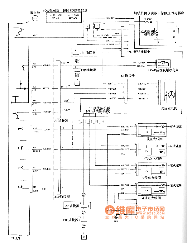 Honda Accord 2003 model engine circuit diagram (6)