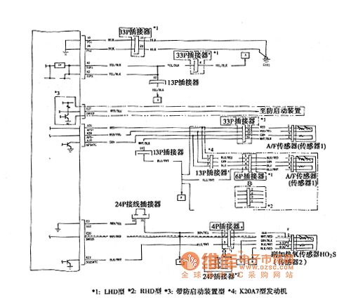 Honda Accord 2003 model engine circuit diagram (4)