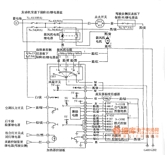 Odyssey heater system circuit diagram