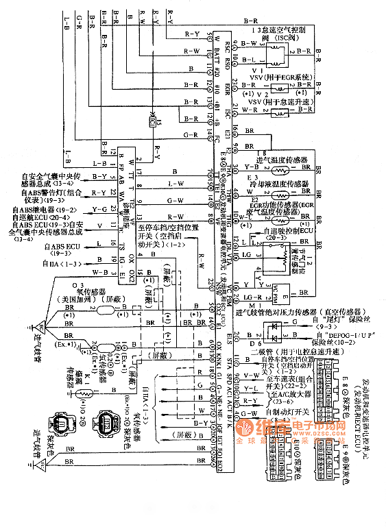 Xiali 2000 car engine circuit diagram