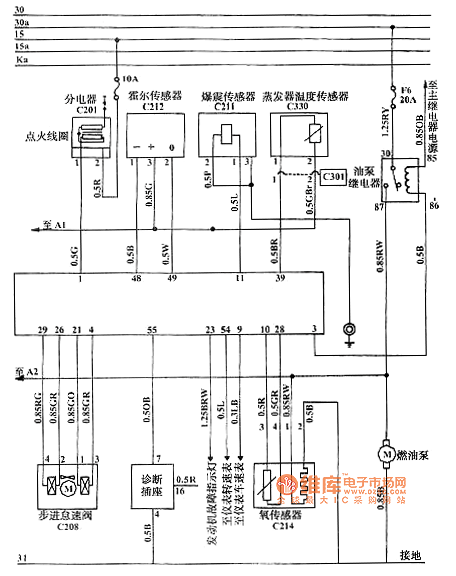 Chery QQ engine circuit diagram