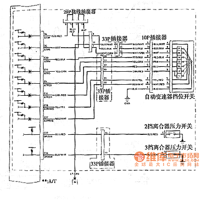 Accord 2003 model automatic transmission electronic control system circuit diagram