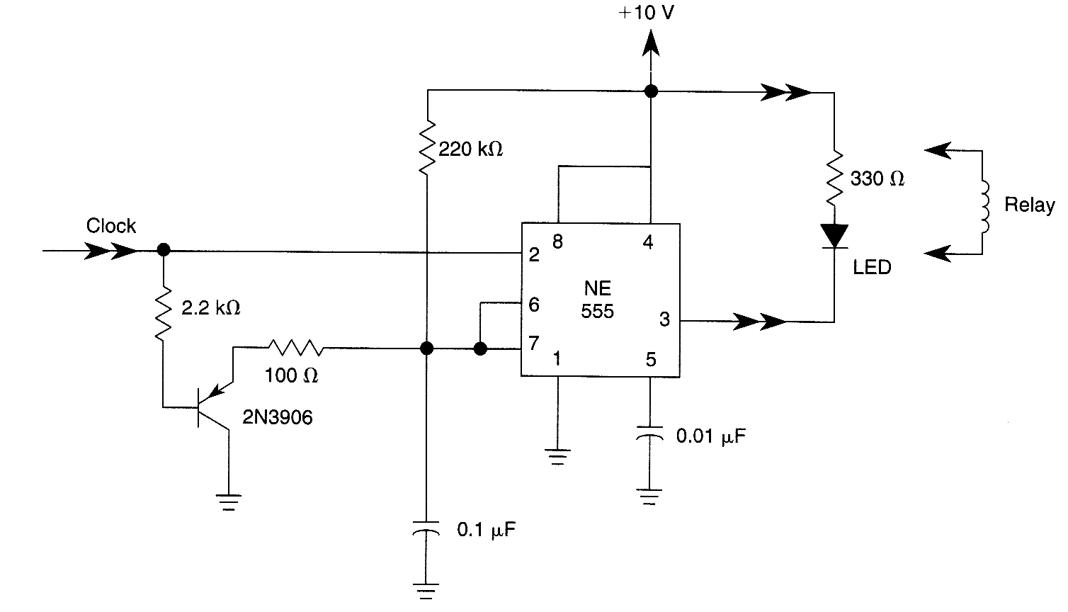 555 lost pulse detection