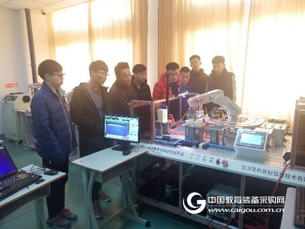 Inner Mongolia Chemical Vocational College industrial robot transformation project passed the acceptance