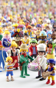 Playmobil exploring innocence to create fun