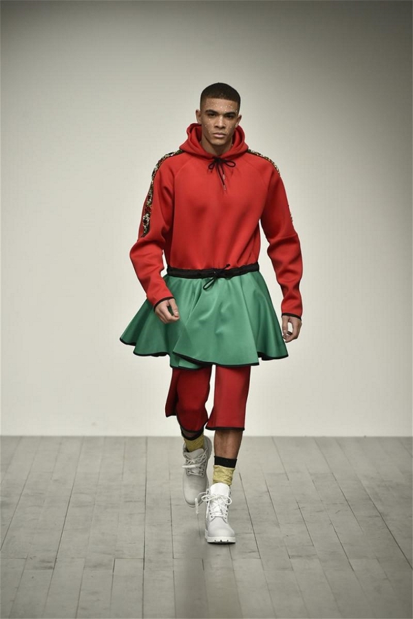 Don't buy a skirt in 2018. How dare you call yourself a street boy?