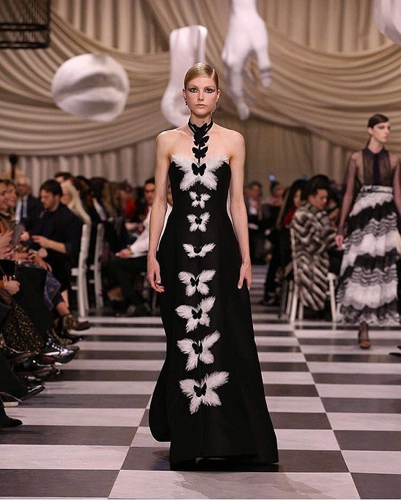 Christian Dior Embodies Surrealism with Black and White Illusions