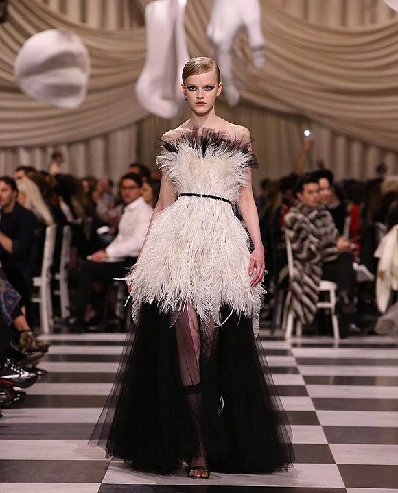 Christian Dior Embodies Surrealism with Black and White Illusions