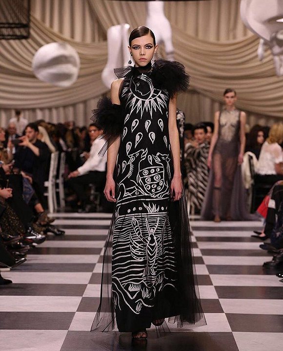 Christian Dior Embodies Surrealism with Black and White Illusions