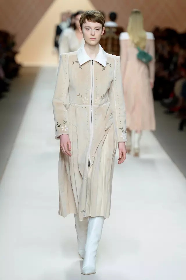 Fendi 2018 Milan Winter Fashion Week Inspired by the "Official Sloane Ranger Manual" issued in 1982
