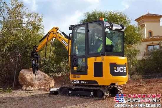 JCB released 15C-1 micro-digging new products