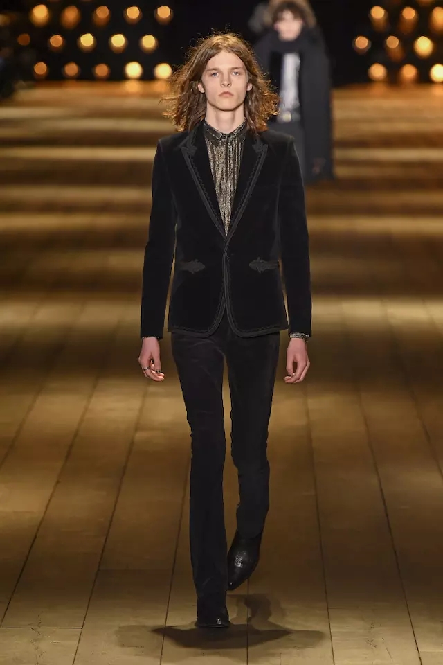 Saint Laurent 2018 Fall Winter Paris Fashion Week Eiffel Tower Dark Rock Night