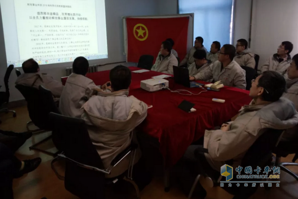 Engine Division's Technical Delegation Branch Interprets the Major Achievements of the Liberation Company in 2017 and the Development Situation in 2018