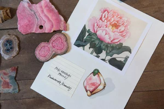 Pomellato Ritrattoç³»åˆ—Pink Hawaiian Peonyæˆ’æŒ‡