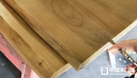 Wooden door panel