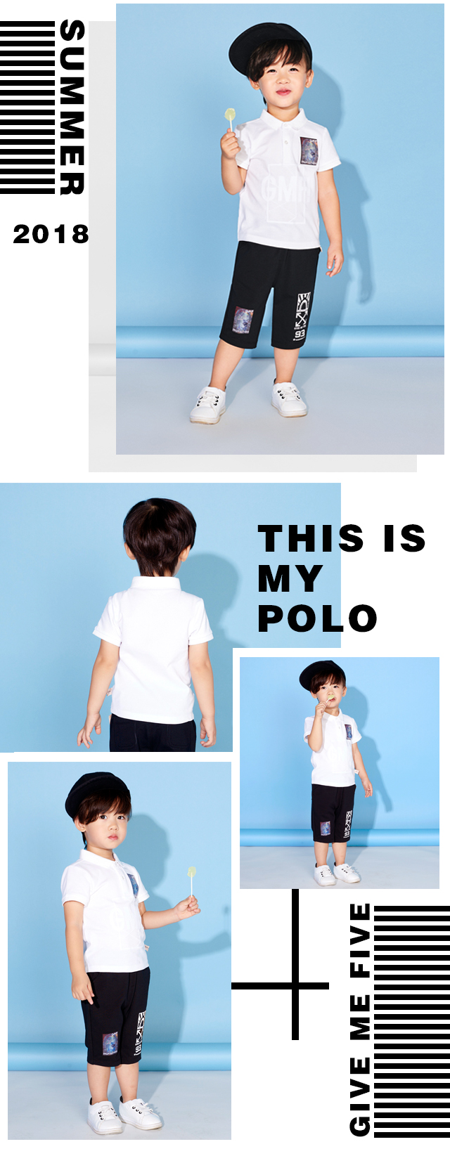 Give me five children's clothing: how to live up to the feelings of a Polo shirt