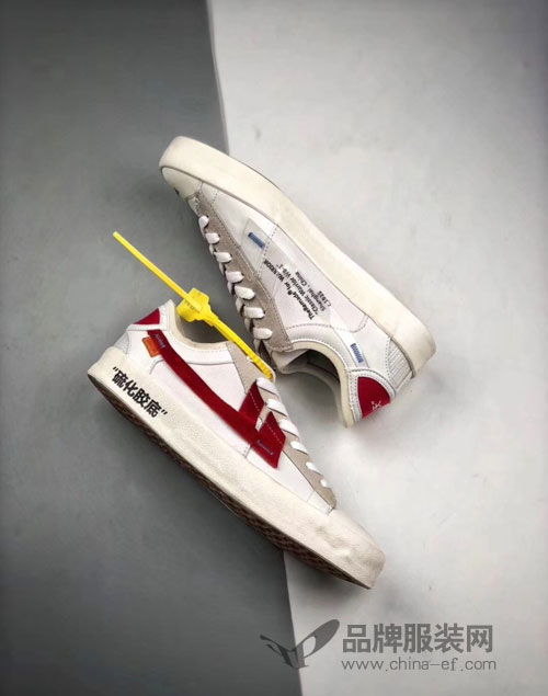 Tide brand vans joined forces to launch the "Return to Heaven" vintage white shoes sweeping the streets