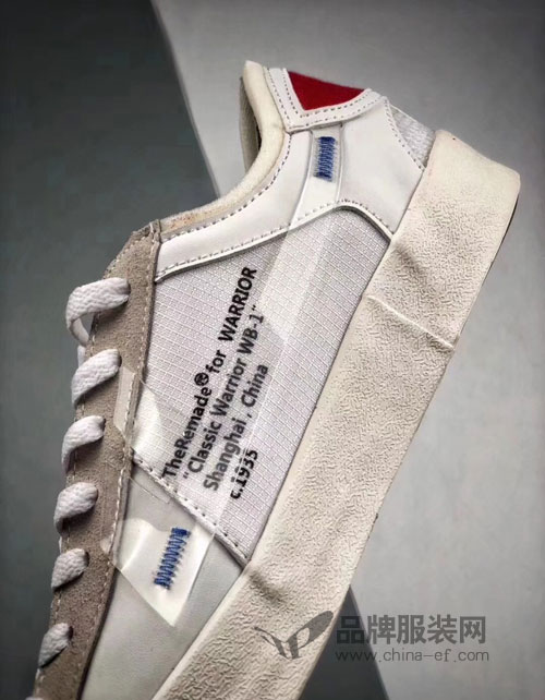 Tide brand vans joined forces to launch the "Return to Heaven" vintage white shoes sweeping the streets