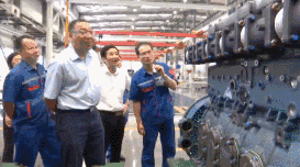 Qian Hengrong, Party Secretary and General Manager of FAW Jiefang Engine Division, led the management of R&D, production, sales and management to Yuchai