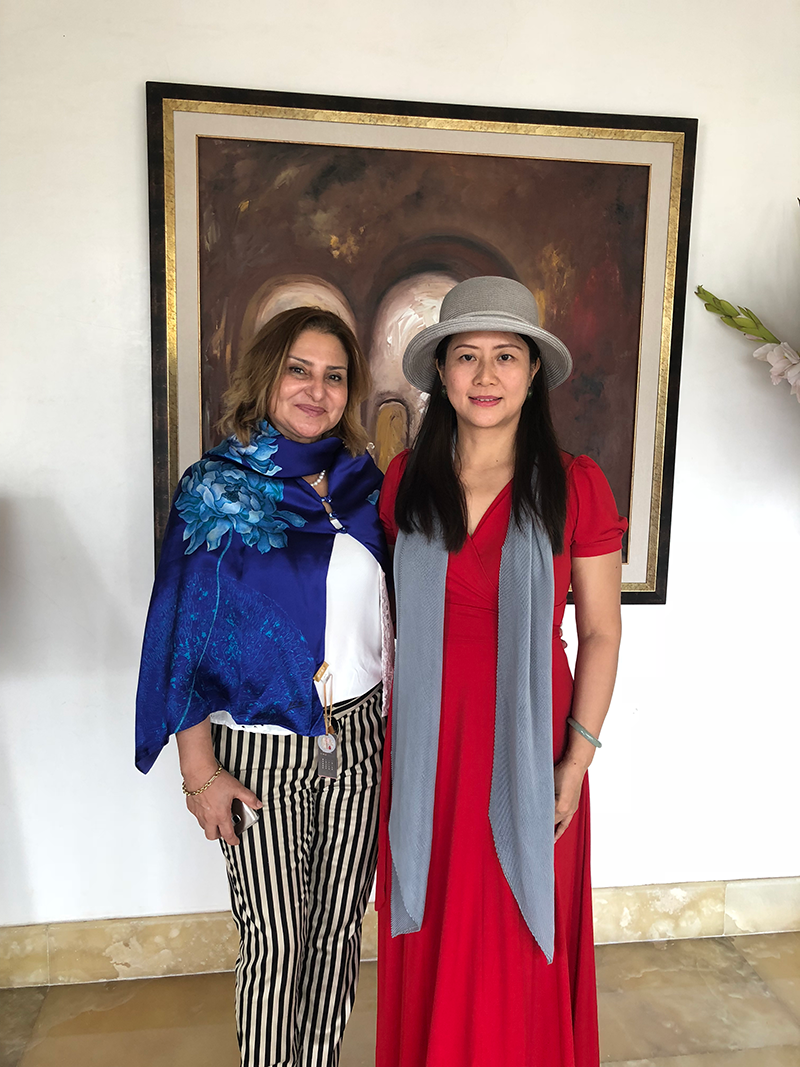 The original generation of the original silk scarf brand and the China Women's Foundation "she power to help the Belt and Road" to develop the public interest cultural exchange activities