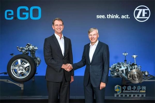 ZF and start-up e.Go Mobile announced that their joint venture e.Go Moove will mass produce its co-operating autonomous vehicle e.Go Mover from 2019