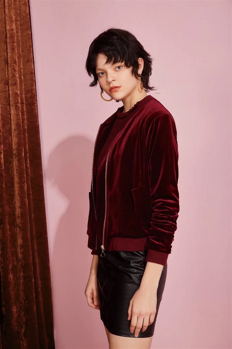 Self-contained velvet HOKABR Red Kaibel Women's 2018 Autumn Essentials