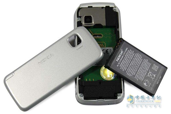 Removable battery, memory card phone