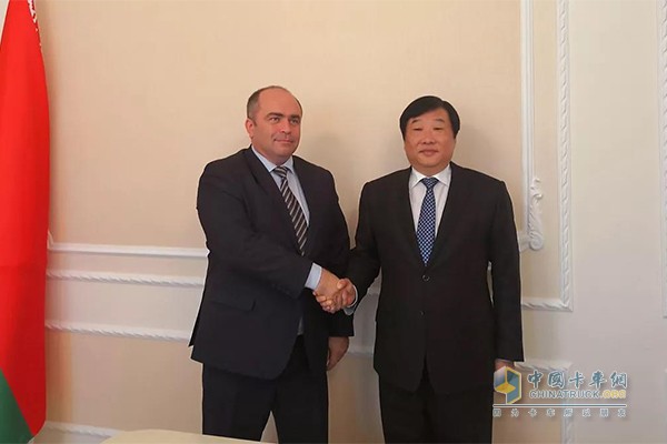 Deputy Prime Minister of the Republic of Belarus Liashenko Igori Vasilyevich met with Chairman Tan Xuguang