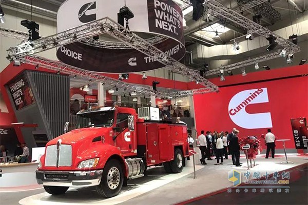 Kenworth T370 electric hybrid multi-purpose truck equipped with Cummins hybrid system