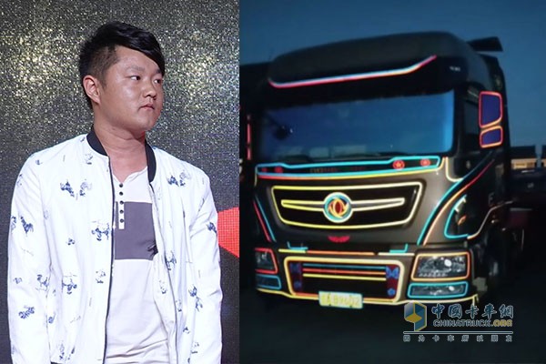 ISZ spokesperson Marry and his modified Tianlong flagship car