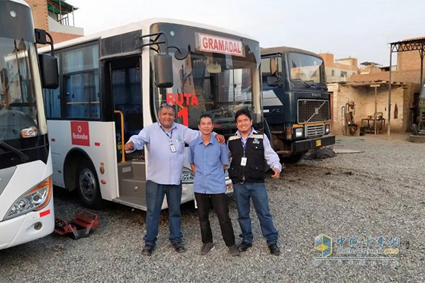 In 2017, the 8.5-meter natural gas bus with the YC4G180N-40 was successfully delivered to the Wacho Bus Company in Peru.