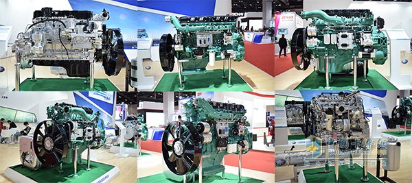 Xichai exhibited a total of 6 national six-emission engines