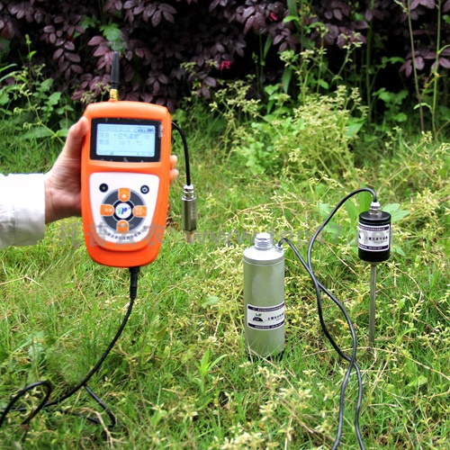 Soil moisture temperature tester