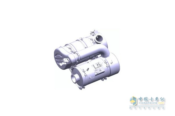 S type integrated muffler