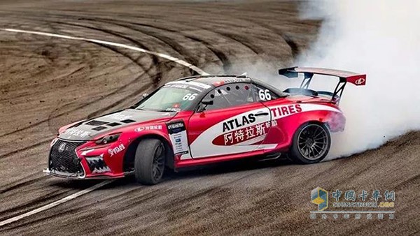 Racing car using exquisite tire products