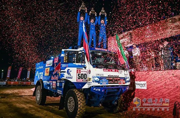 E. NIKOLAEV driving the No. 500 car won the Dakar Rally Championship