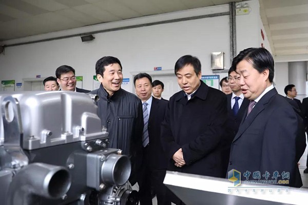 Yuchai Chairman, President and other leaders visited Shaanxi Automobile Holdings