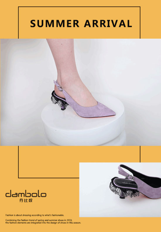 Danbino shoes 2019 summer new appreciation | feminine new chapter