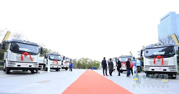 FAW Jiefang & Aerospace Morning Light Sanitation Vehicle Nanjing District Display Vehicle