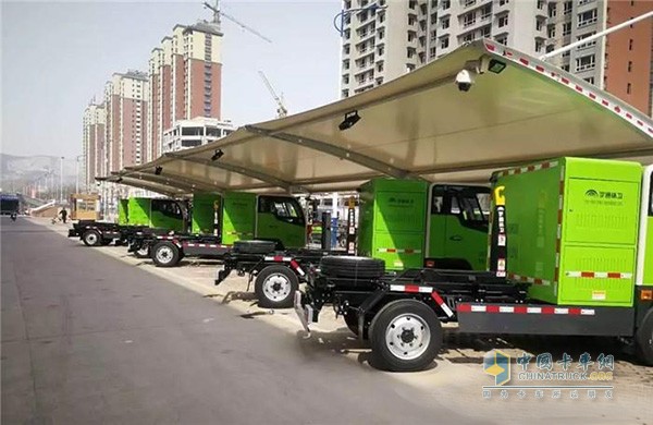 W4 pure electric car detachable garbage truck