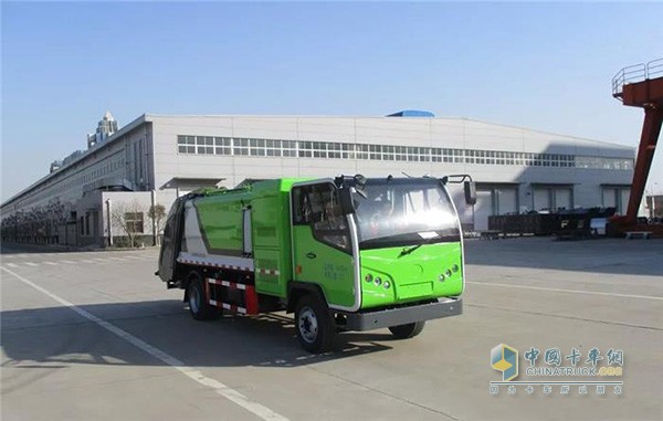 W8 pure electric compression garbage truck