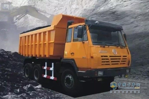 High horsepower mining truck