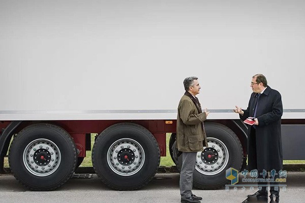 European semi-trailer with SAF axles